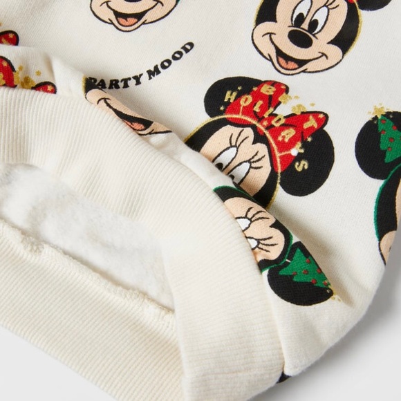 ZARA Minnie Mouse Christmas Sweater - Picture 3 of 5